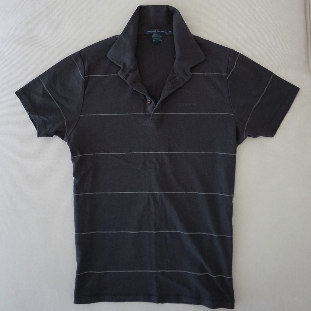 French Connection Polo Shirt in Brown, Extra Small